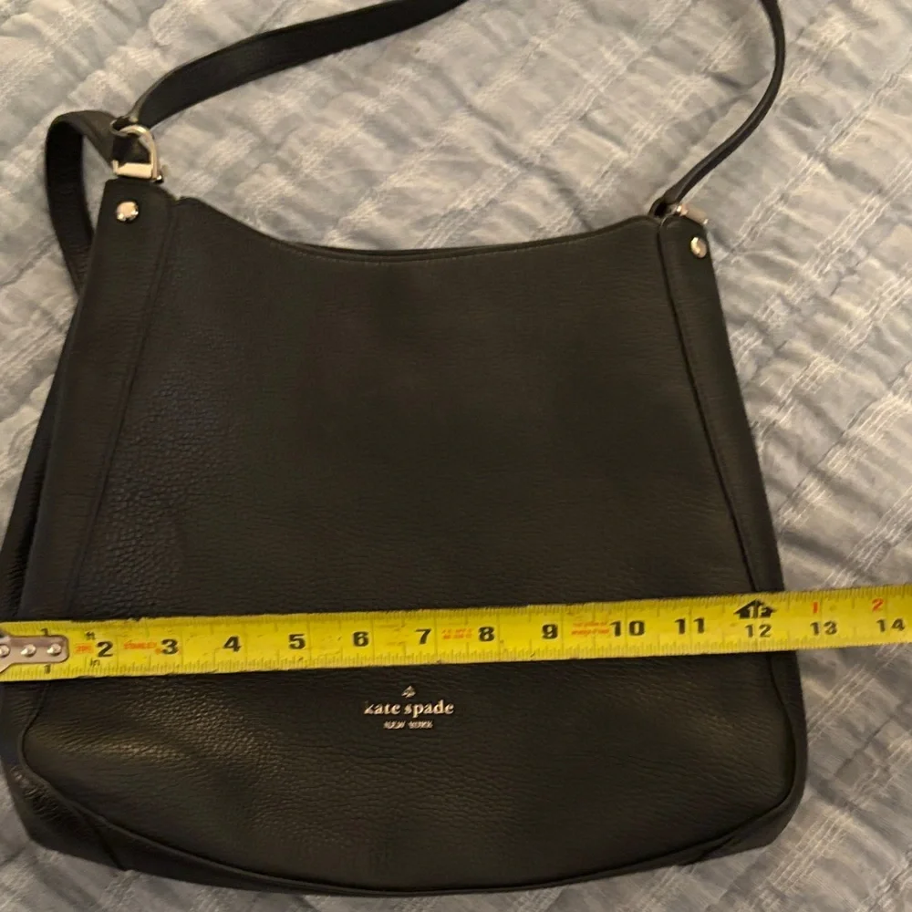 Kate Spade Classic Black Shoulder Bag w/ Wallet - Picture 12 of 13